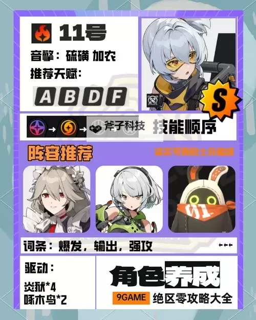 《绝区零》全常驻S级角色培养指南图2