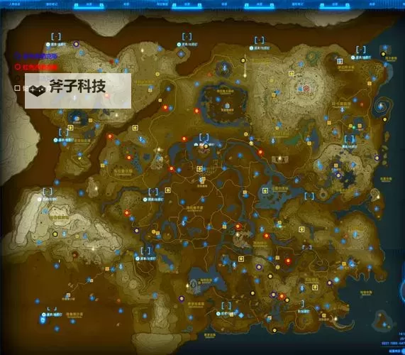 《塞尔达传说王国之泪》31个残旧的地图位置展示图1