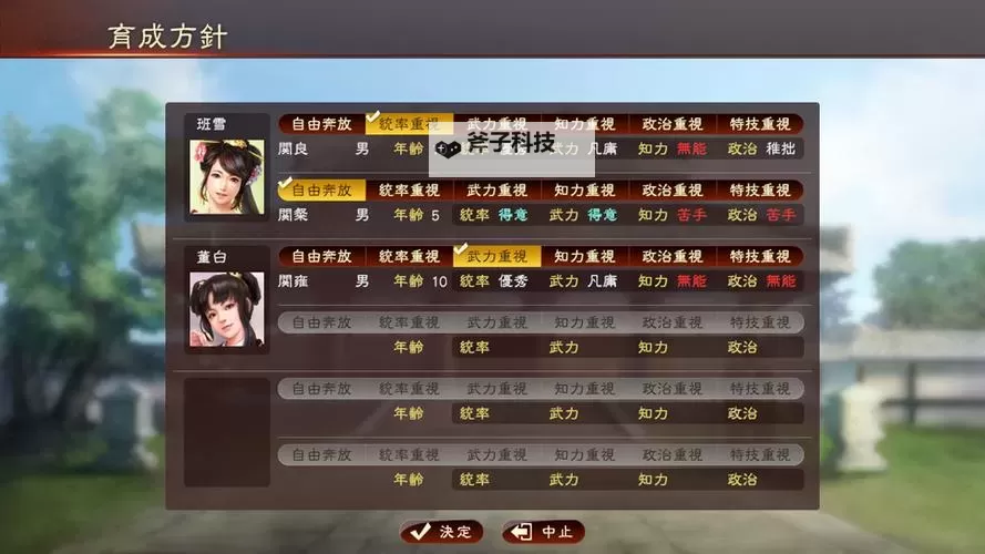 《三国志13威力加强版》六大威名、自宅及党派系统介绍图1