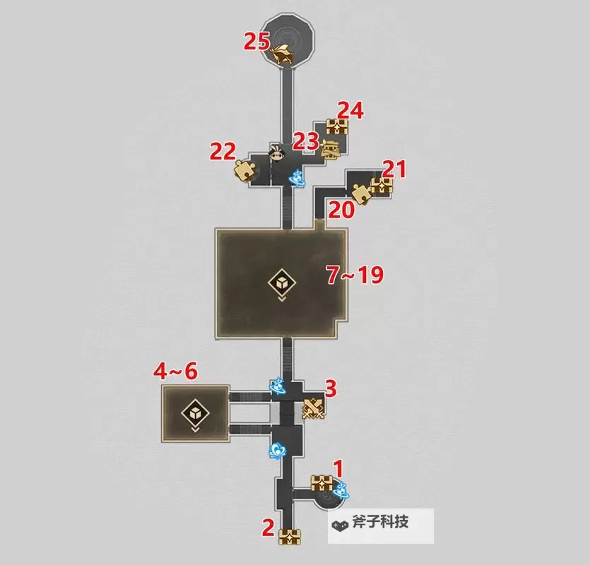 《崩坏星穹铁道》2.2流梦礁宝箱收集点位图1