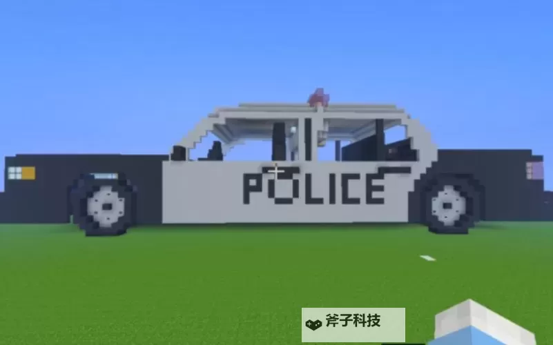 《我的世界》警车建造教程 怎么造警车图2