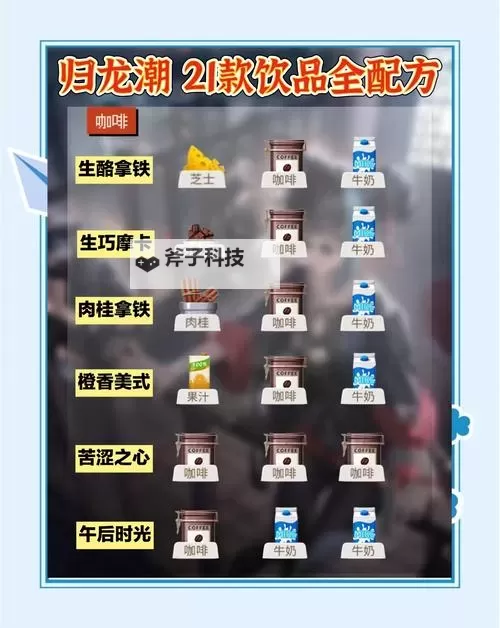 《如龙6》食物组合及自动饮料机组合攻略图1