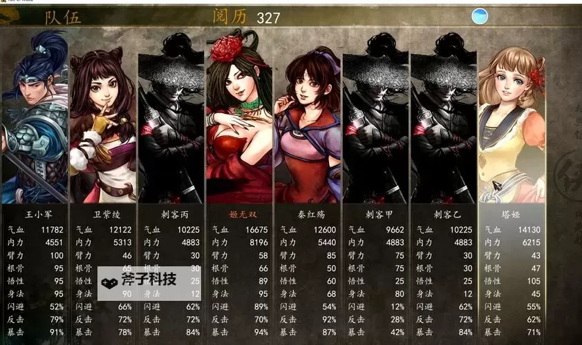 《侠客风云传前传》最强队伍内功配置推荐图1