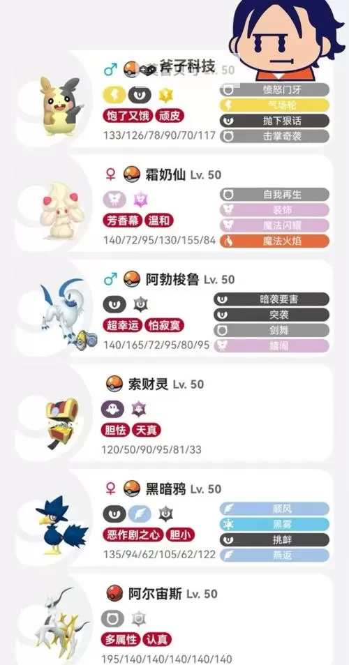 《宝可梦剑盾》S7单打队伍搭配推荐图1