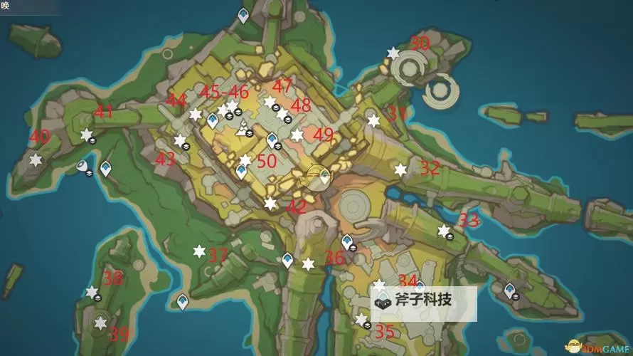 《原神》5.5全火神瞳收集攻略 沃陆之邦火神瞳位置汇总图1