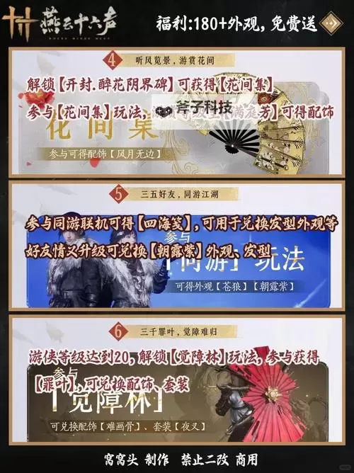 《燕云十六声》公测福利与活动合集 公测福利有什么图1