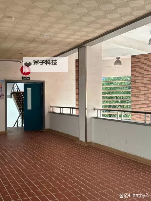 在没人教学楼走廊里做的秘密时光图1