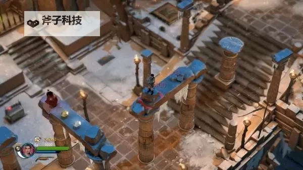 劳拉和奥西里斯神庙 全收集图文攻略 升级套件及红骷髅收集图1