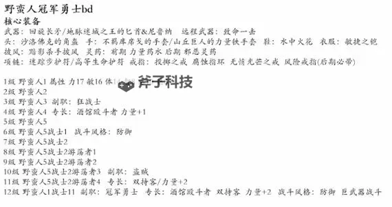 《博德之门3》巨人投掷流构筑分享 巨人投掷流怎么构筑图1