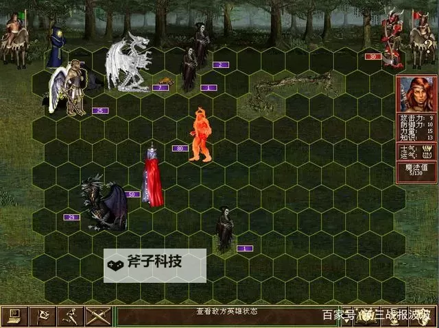 魔法门之英雄无敌3 元素英雄数据一览图1