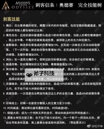 《刺客信条奥德赛》前期实用技巧分享 技能选择建议图1